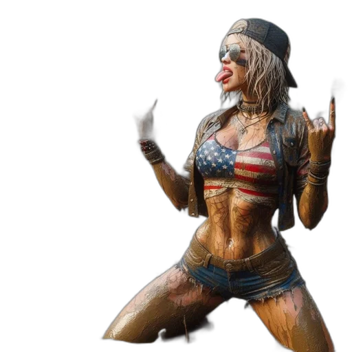 concept art, comic book art, pixel art, 3d render transparent PNG cut-out