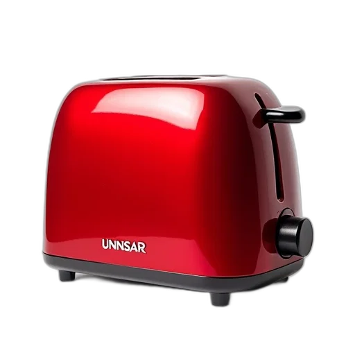 robot, 3d render, red, toaster transparent PNG cut-out