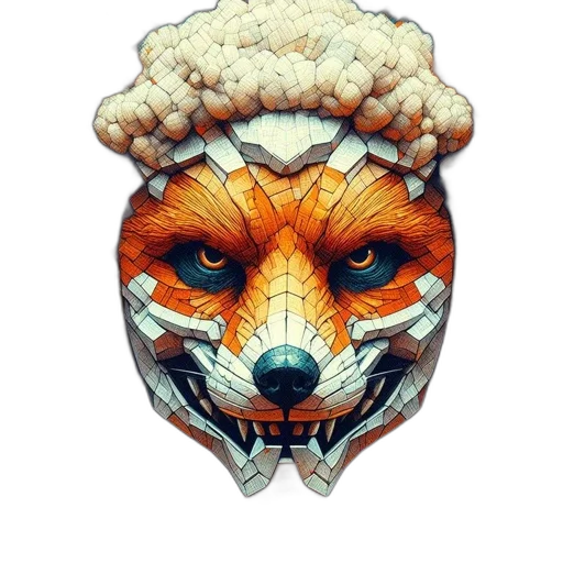 mask, face, animal, jacket transparent PNG cut-out