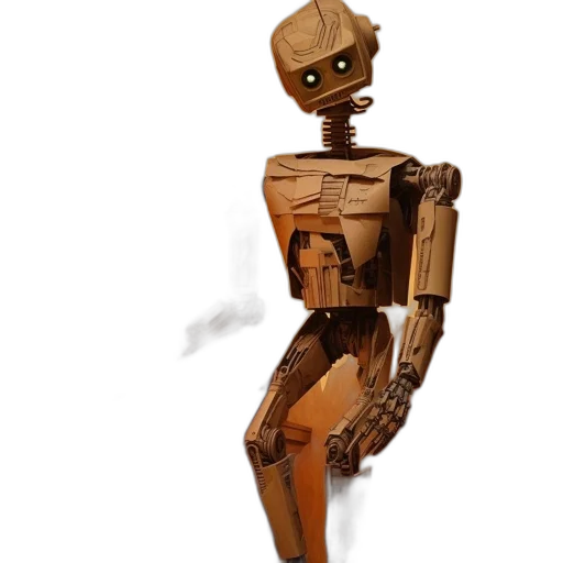 robot, creature, staff, animal transparent PNG cut-out