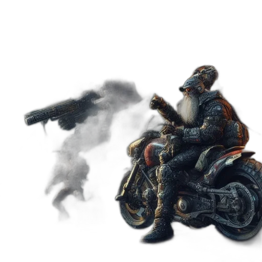 weapon, robot, creature, concept art transparent PNG cut-out