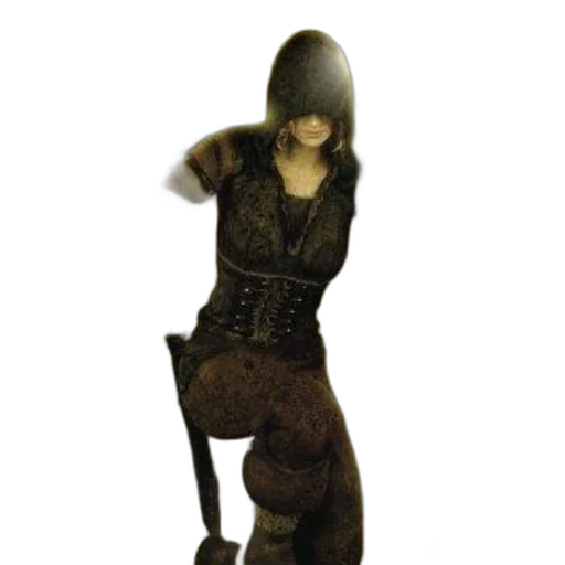 staff, hat, dress, mask transparent PNG cut-out