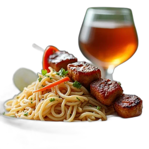 food, 3d render, finished, dish transparent PNG cut-out