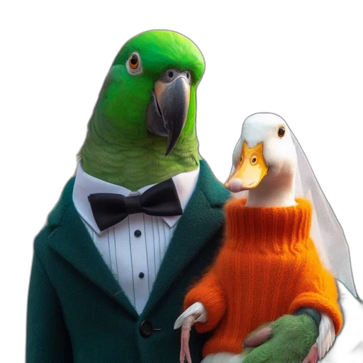 animal, dress, jacket, jewelry transparent PNG cut-out