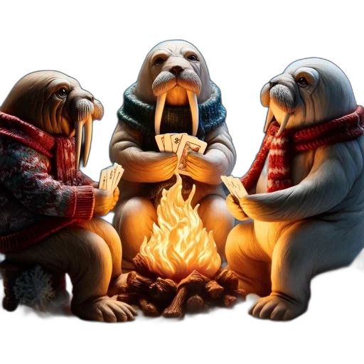 concept art, fantasy art, fire, snow transparent PNG cut-out
