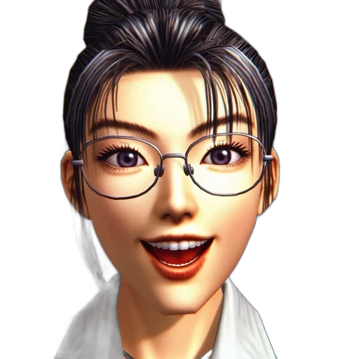 staff, face, photorealistic, 3d render transparent PNG cut-out