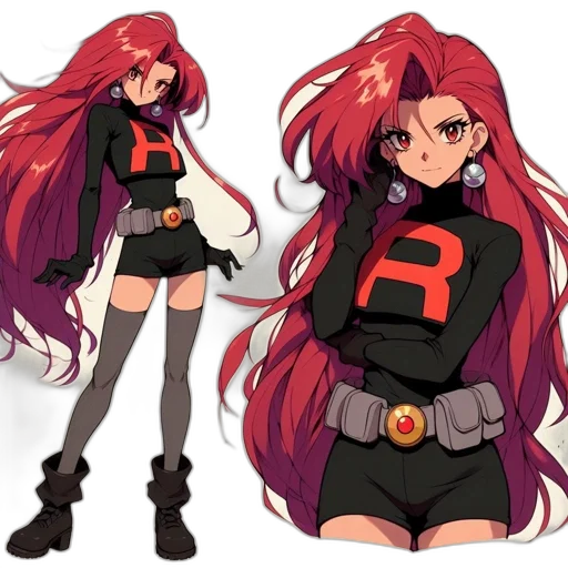 jacket, dress, anime, concept art transparent PNG cut-out