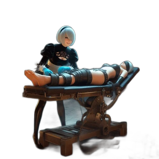 furniture, robot, staff, weapon transparent PNG cut-out