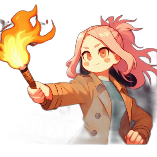 staff, weapon, jacket, dragon transparent PNG cut-out