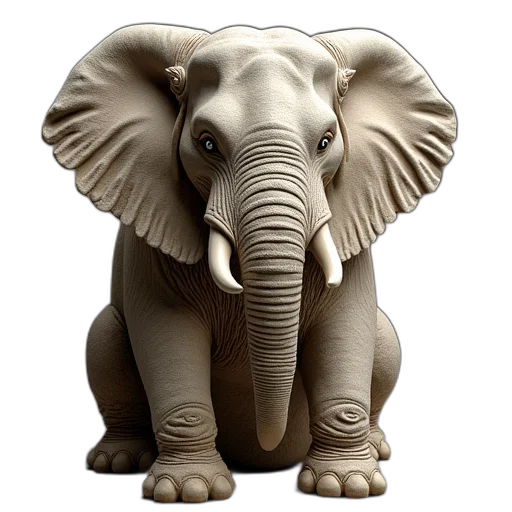 animal, creature, 3d render, photorealistic transparent PNG cut-out