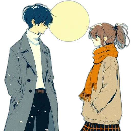 jacket, umbrella, mask, anime transparent PNG cut-out