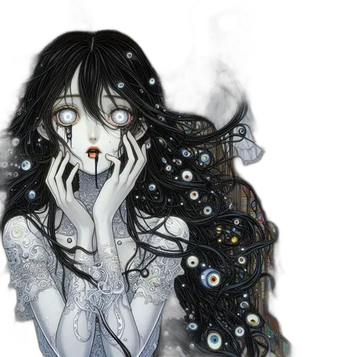 mask, dress, concept art, fantasy art transparent PNG cut-out