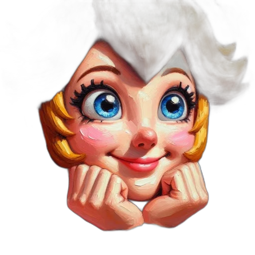 face, mask, crown, 3d render transparent PNG cut-out
