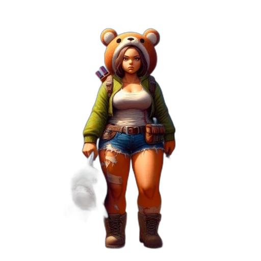 jacket, animal, staff, concept art transparent PNG cut-out