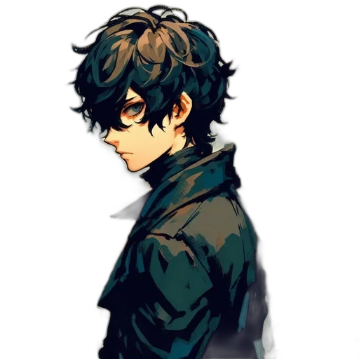 jacket, face, mask, staff transparent PNG cut-out