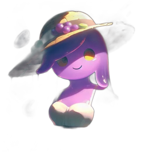 hat, staff, weapon, creature transparent PNG cut-out