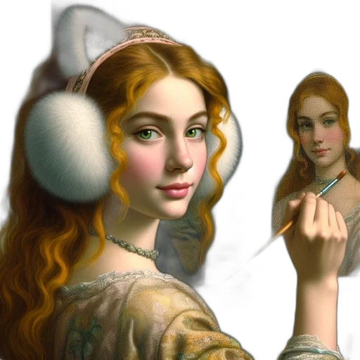jewelry, crown, hat, fantasy art transparent PNG cut-out