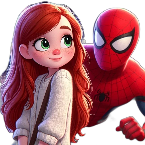 comic book art, concept art, cartoon, 3d render transparent PNG cut-out