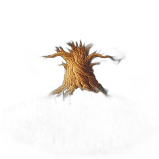 hair, tree, crown, creature transparent PNG cut-out
