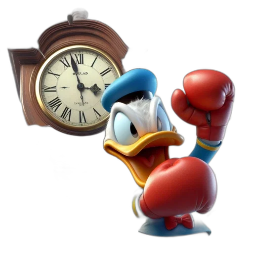 3d render, concept art, photorealistic, donald transparent PNG cut-out