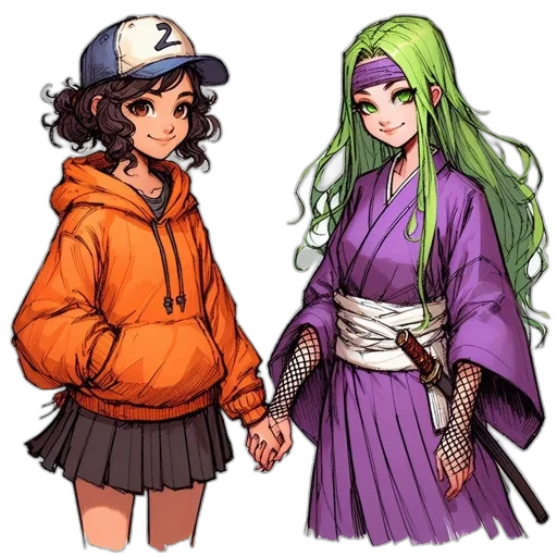 pixel art, anime, concept art, fantasy art transparent PNG cut-out