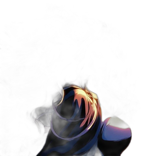 mask, dragon, hair, face transparent PNG cut-out