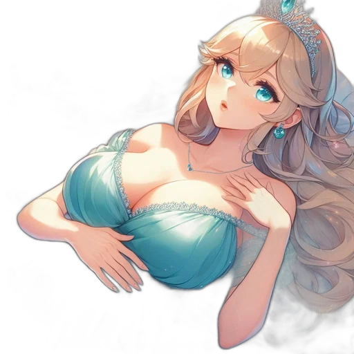 dress, crown, weapon, staff transparent PNG cut-out