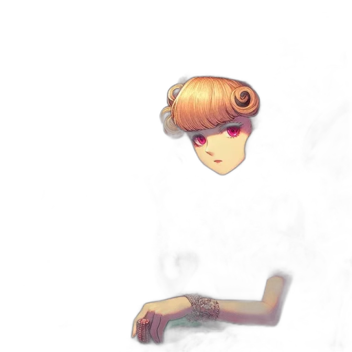 mask, creature, face, hair transparent PNG cut-out