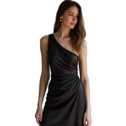 dress, jewelry, photorealistic, dark transparent PNG cut-out