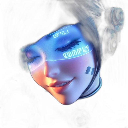 robot, face, mask, creature transparent PNG cut-out