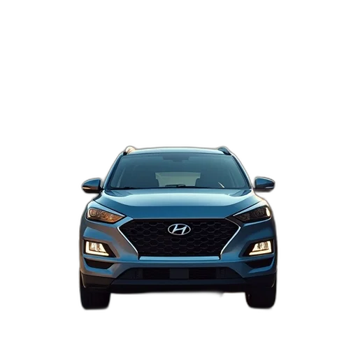 car, 3d render, 2018, hyundai transparent PNG cut-out