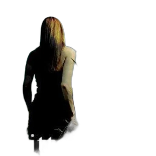 dress, staff, jacket, hair transparent PNG cut-out