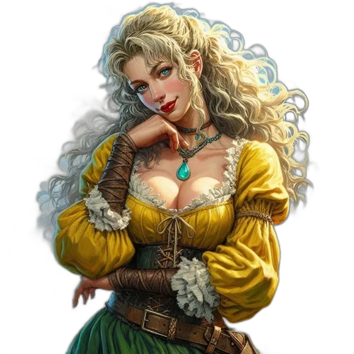 jewelry, fantasy art, comic book art, concept art transparent PNG cut-out