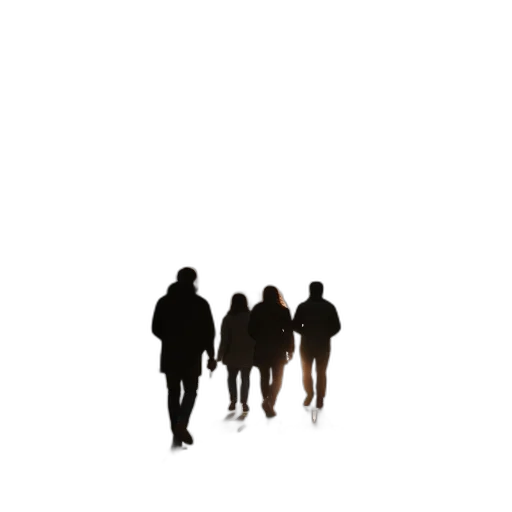 jacket, umbrella, staff, hat transparent PNG cut-out