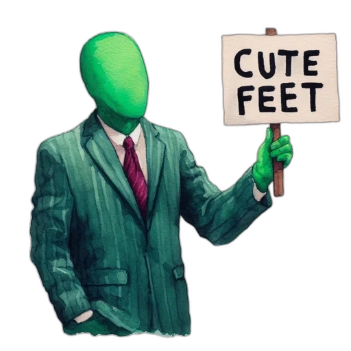 shoes, creature, robot, face transparent PNG cut-out