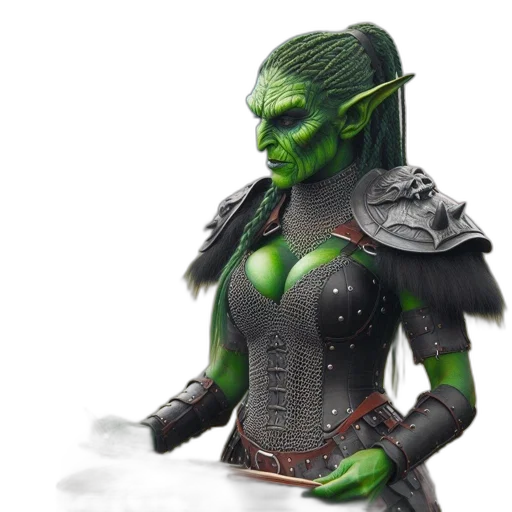 concept art, fantasy art, 3d render, elvish-like transparent PNG cut-out