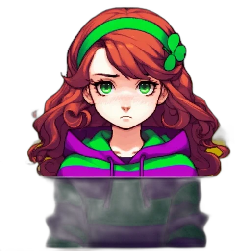 hat, face, staff, pixel art transparent PNG cut-out