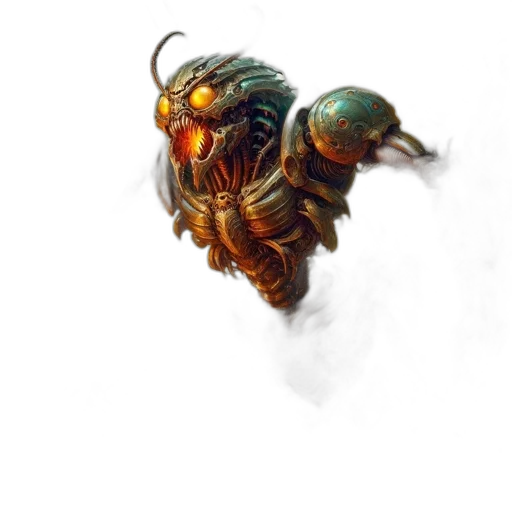robot, creature, dragon, mask transparent PNG cut-out