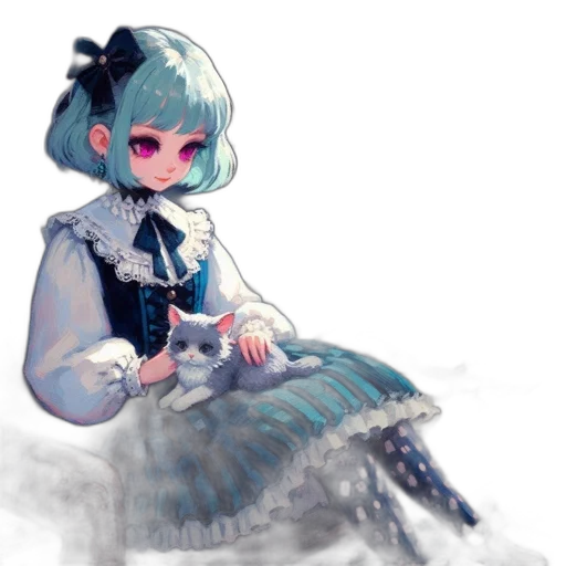 dress, staff, robot, weapon transparent PNG cut-out