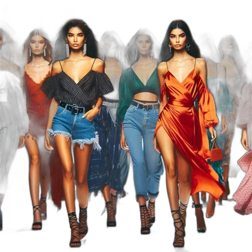 concept art, fantasy art, colorful, models transparent PNG cut-out