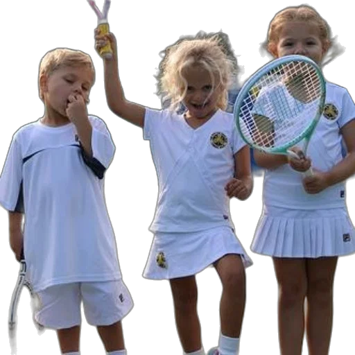 three, young, children, white transparent PNG cut-out