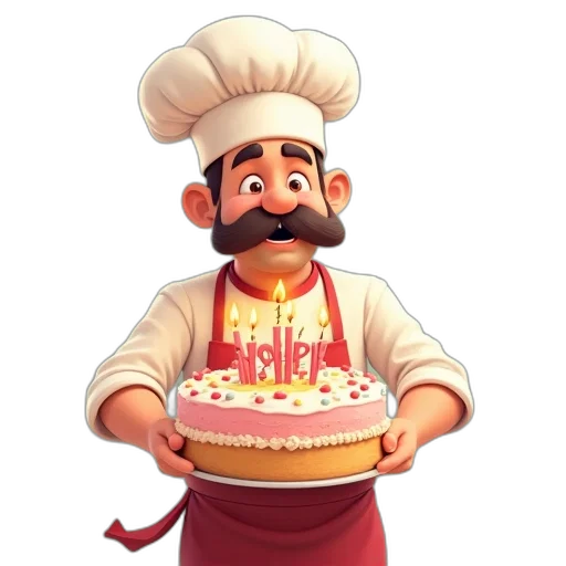 staff, food, 3d render, concept art transparent PNG cut-out