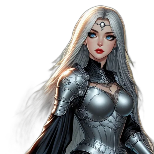 comic book art, fantasy art, concept art, 3d render transparent PNG cut-out