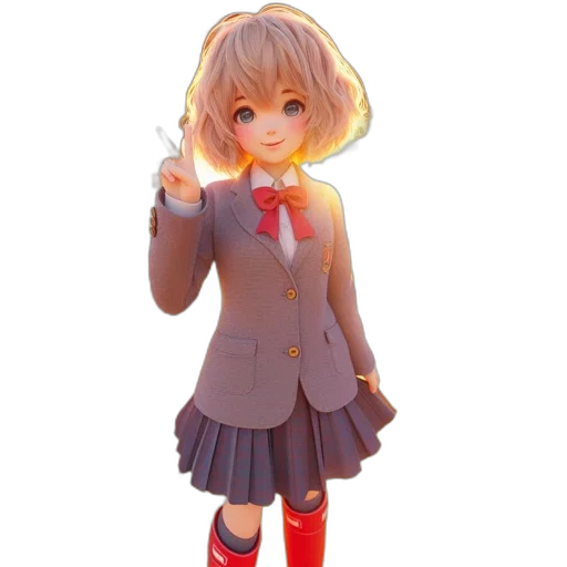 staff, jacket, weapon, robot transparent PNG cut-out