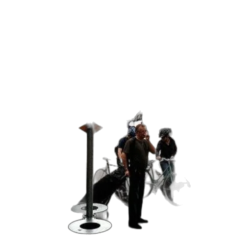 staff, umbrella, hat, robot transparent PNG cut-out