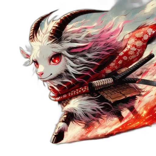 dragon, mask, sword, weapon transparent PNG cut-out