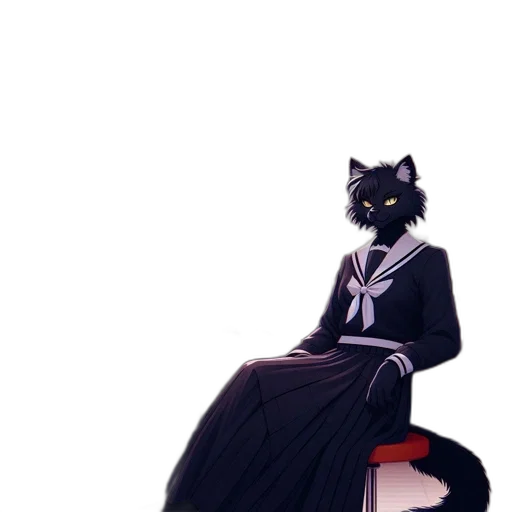 dress, staff, animal, creature transparent PNG cut-out
