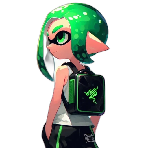 dress, jacket, weapon, staff transparent PNG cut-out