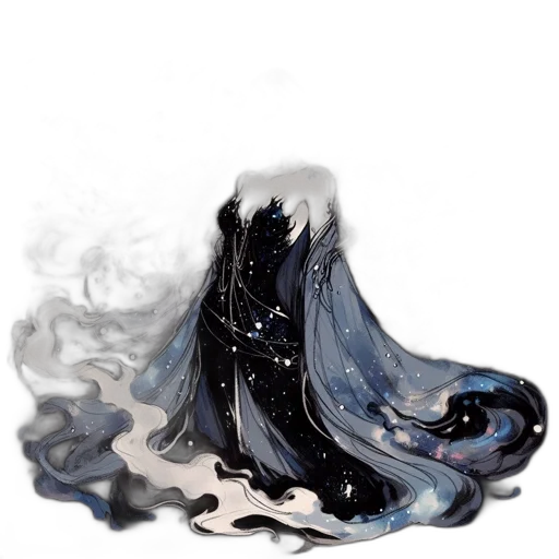 dragon, dress, crown, staff transparent PNG cut-out