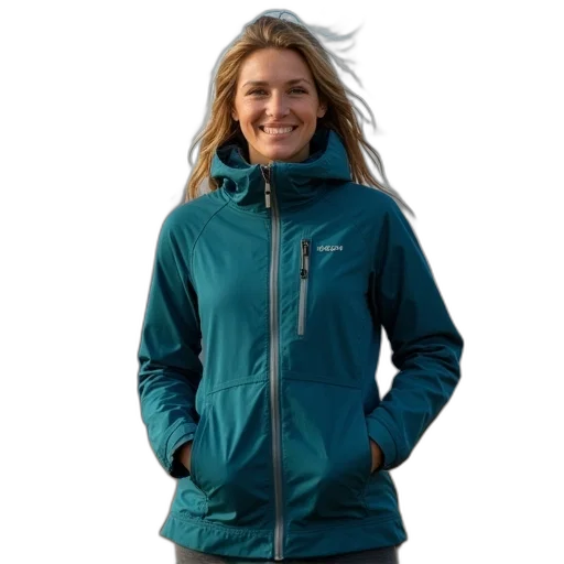 jacket, staff, marmot, women transparent PNG cut-out